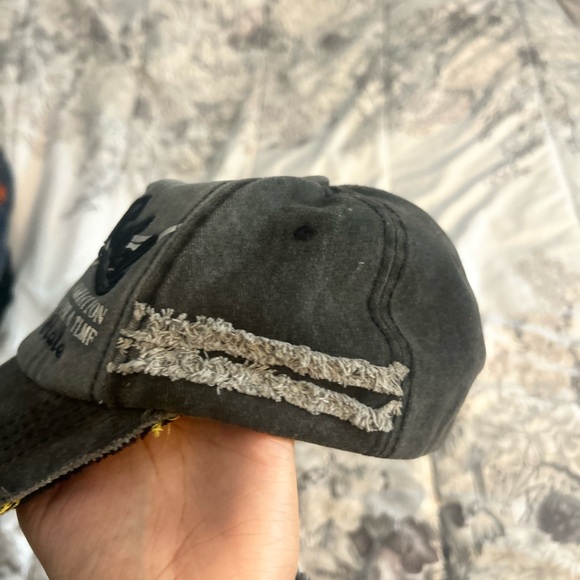 Distressed Gray Cap - Picture 3 of 5